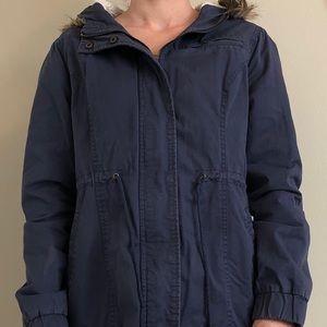 Navy warm jacket